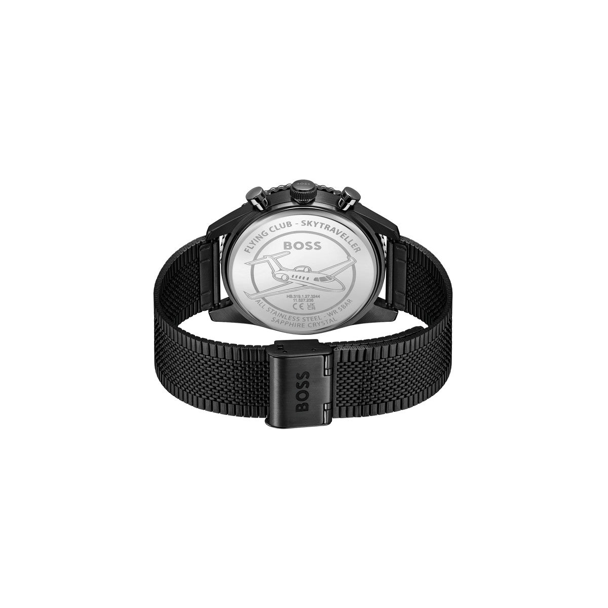Boss Black Sky Traveller Pro Black Dial Watch