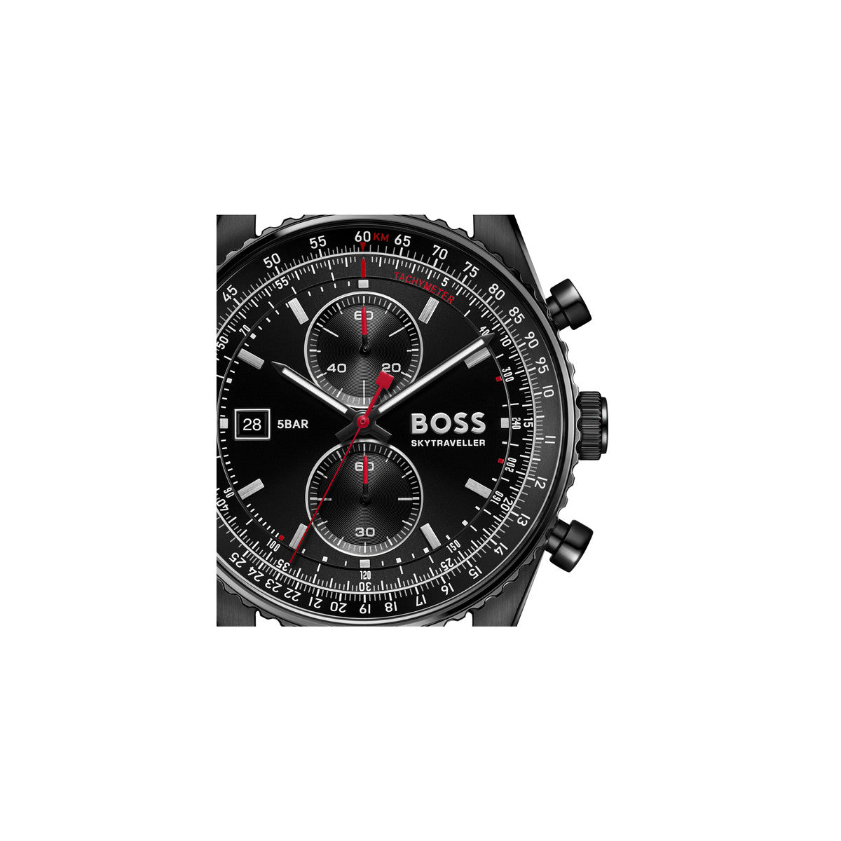 Boss Black Sky Traveller Pro Black Dial Watch