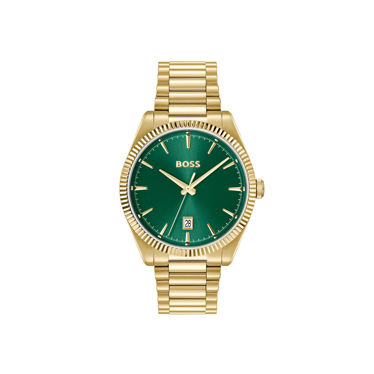 Boss Gold Cheswick Green Dial Watch