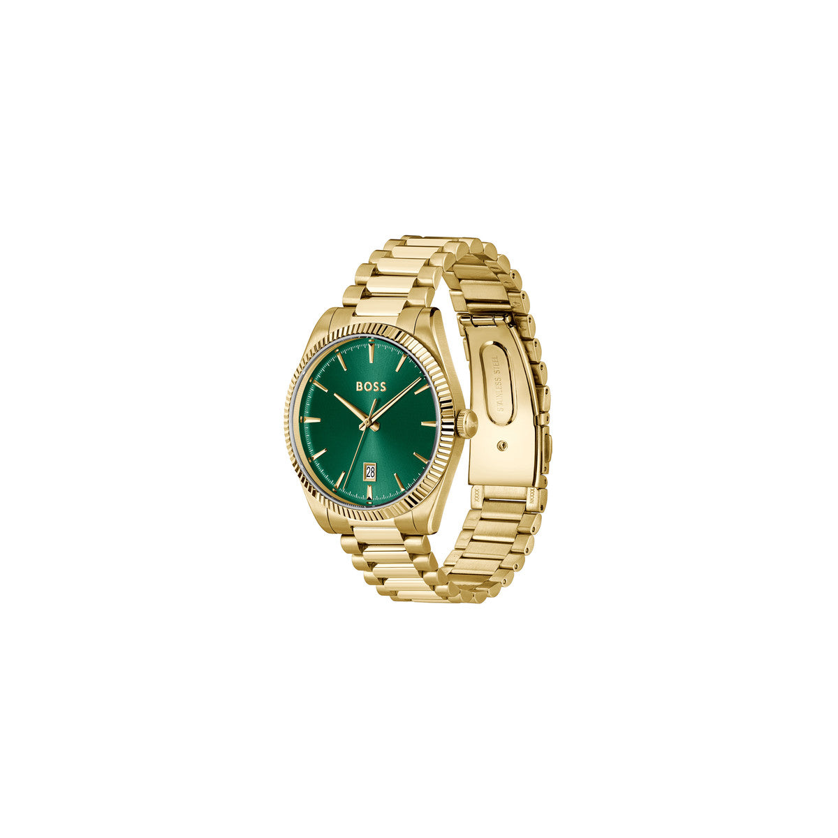 Boss Gold Cheswick Green Dial Watch