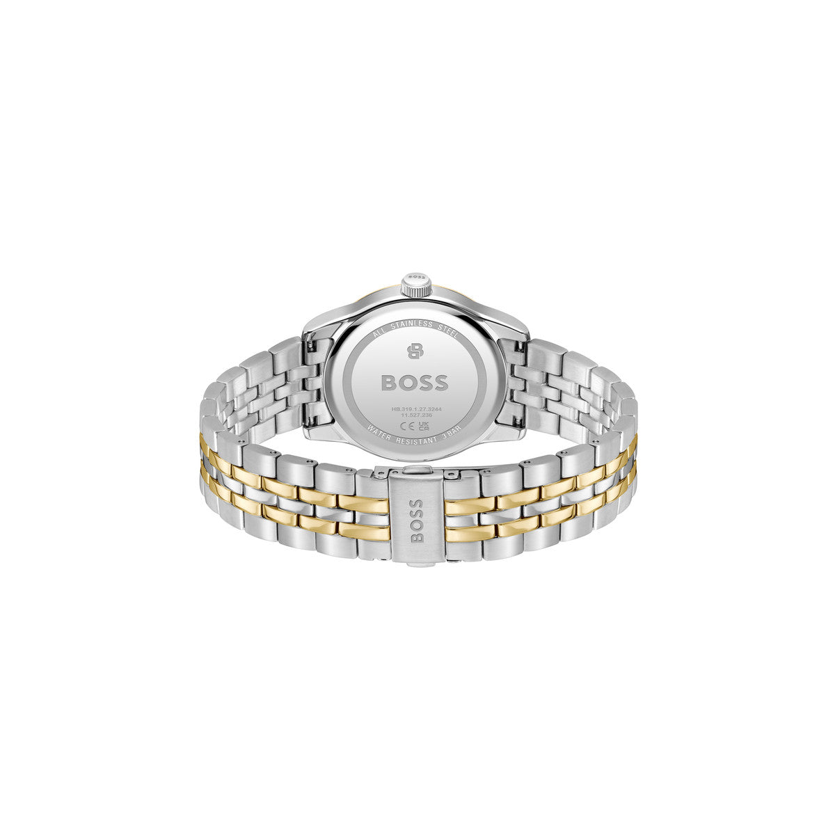 Boss Two Toned Langford Parchment Dial Watch