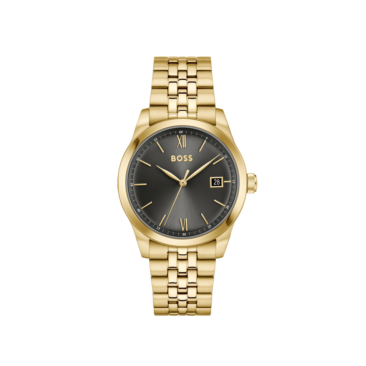 Boss Gold Langford Grey Dial Watch