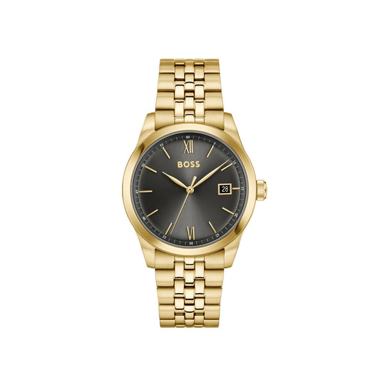 Boss Gold Langford Grey Dial Watch