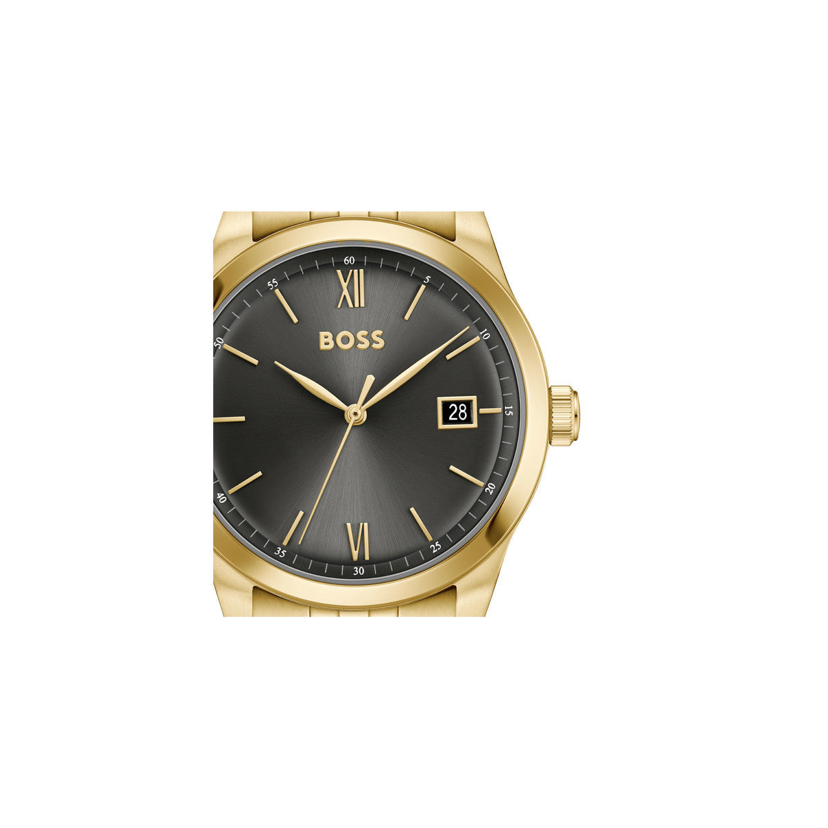 Boss Gold Langford Grey Dial Watch