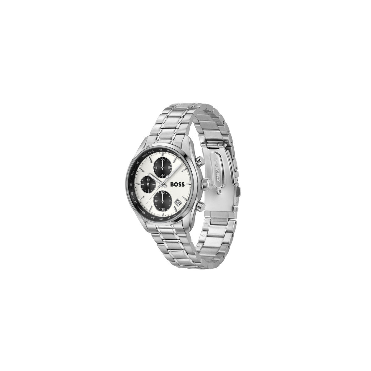 Boss Silver Grand Prix Touring White Dial Watch