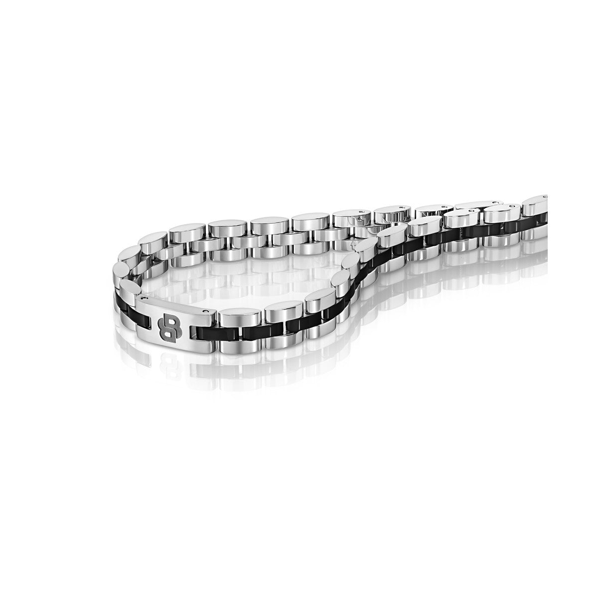 Boss Silver Black Archer Bracelet