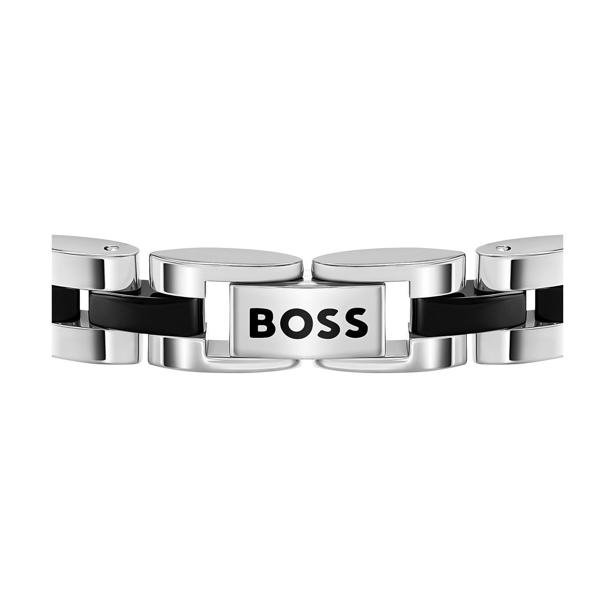 Boss Silver Black Archer Bracelet