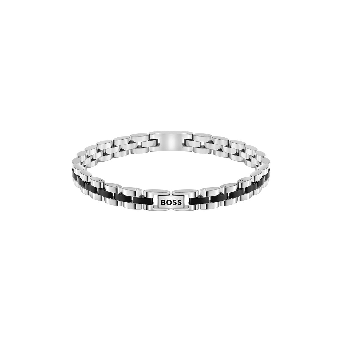 Boss Silver Black Archer Bracelet