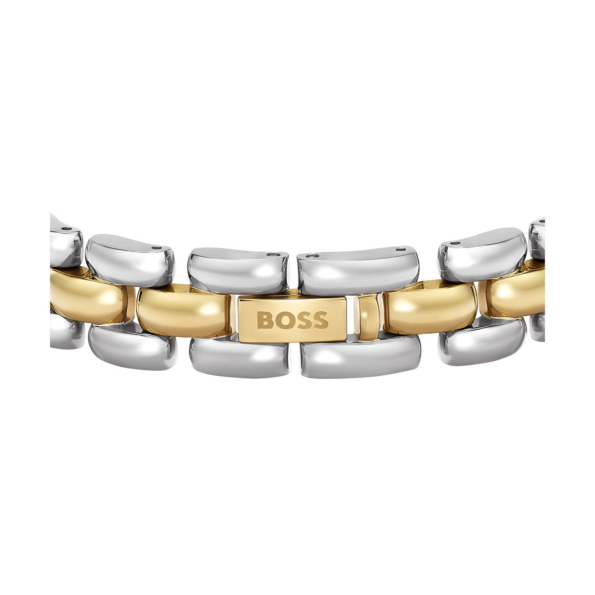 Boss Two Toned Violet Linked Bracelet