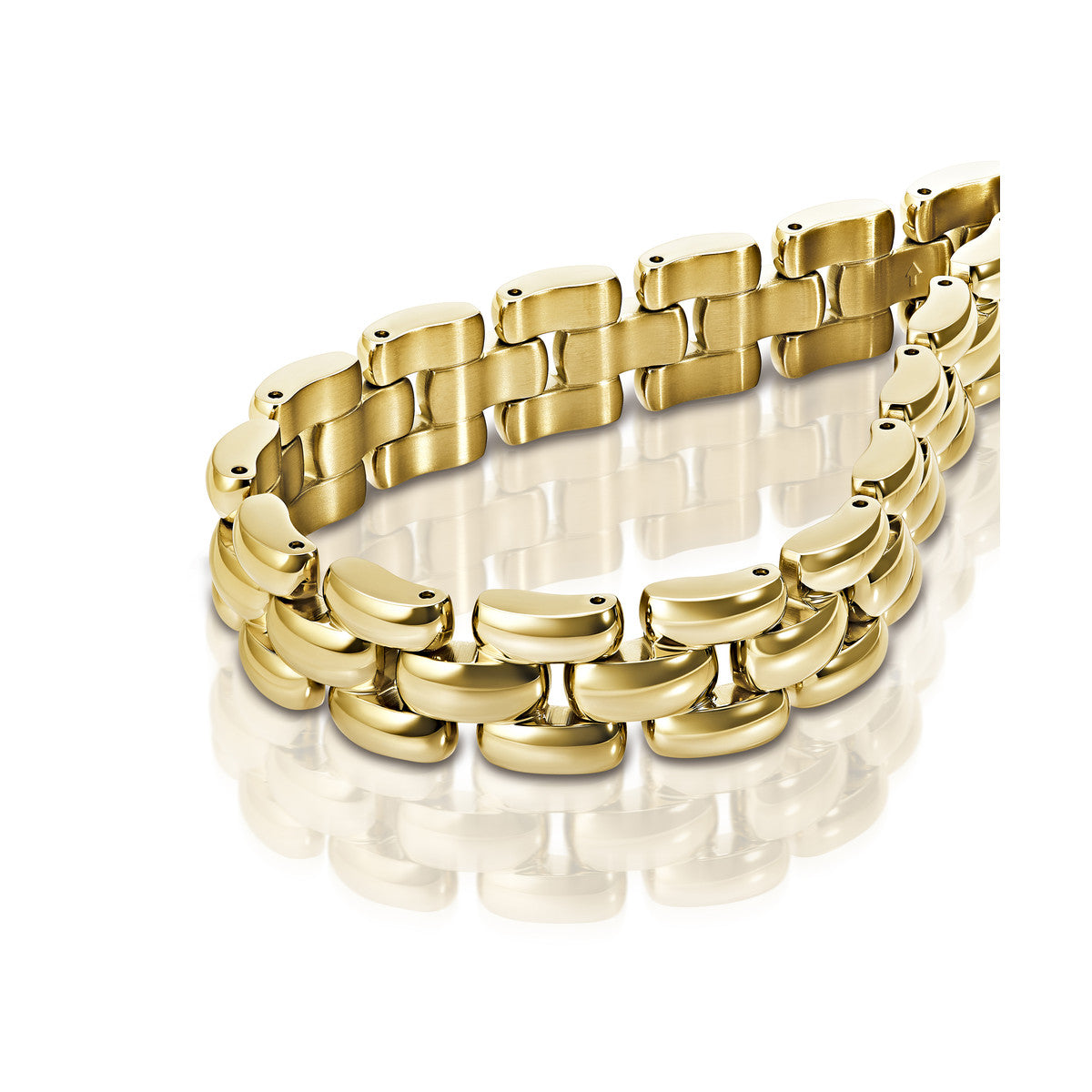 Boss Gold Violet Linked Bracelet