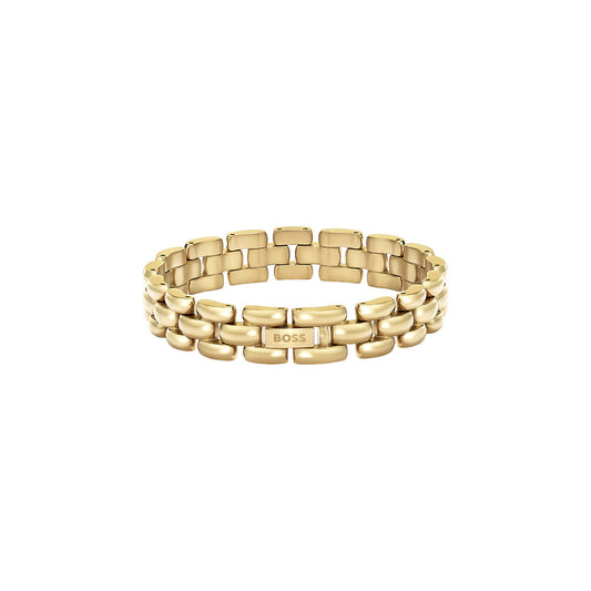 Boss Gold Violet Linked Bracelet