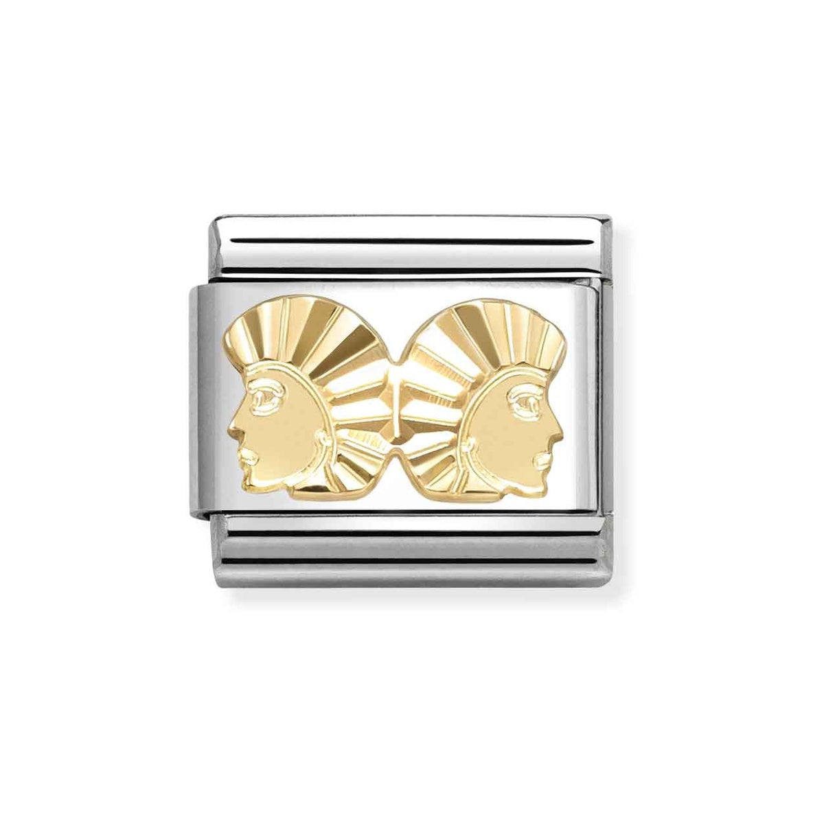 Gold Gemini Star Sign Charm