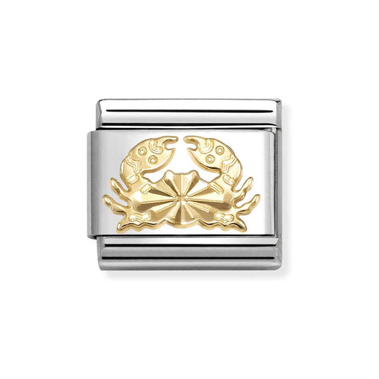 Gold Cancer Star Sign Charm