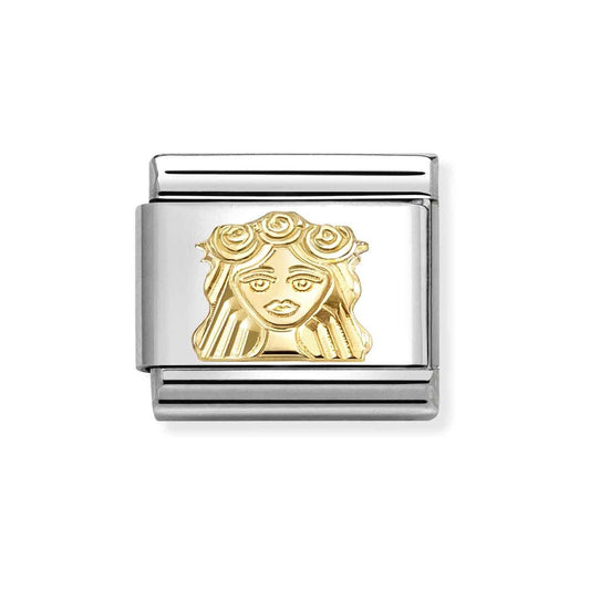 Gold Virgo Star Sign Charm