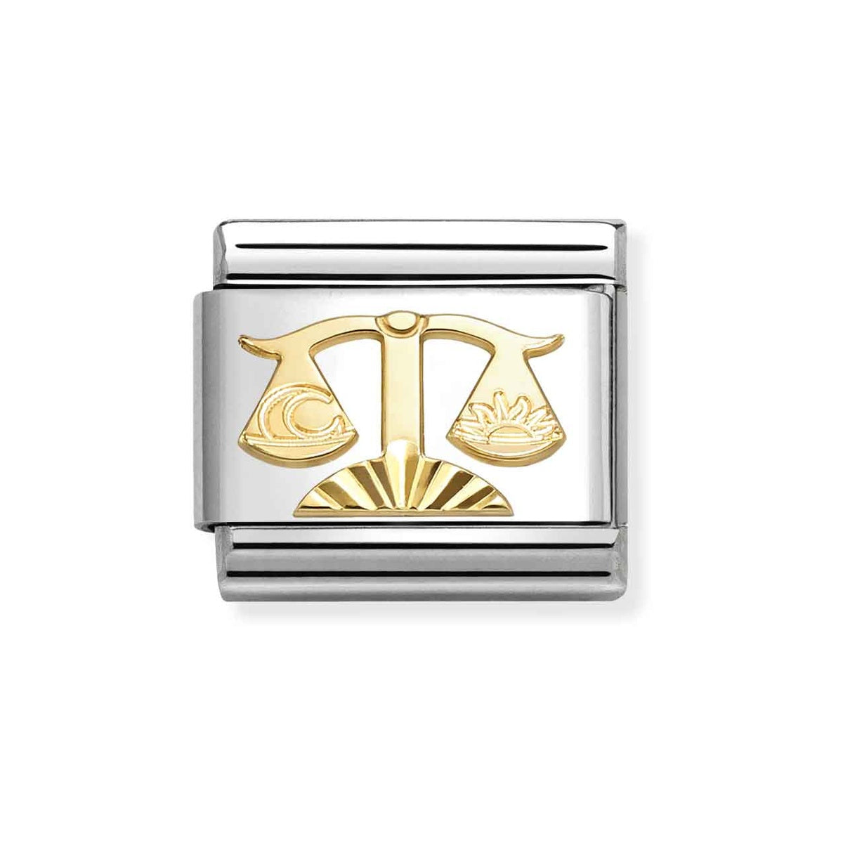 Gold Libra Star Sign Charm
