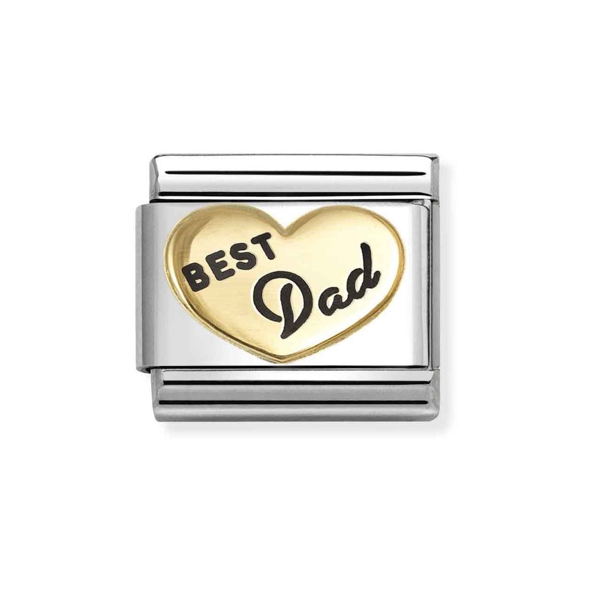 Gold Best Dad Charm