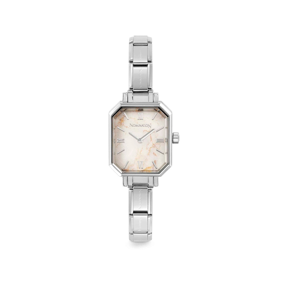 Nomination Silver Marble Dial Composable Watch