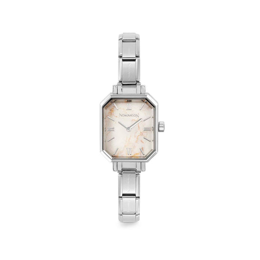 Nomination Silver Marble Dial Composable Watch