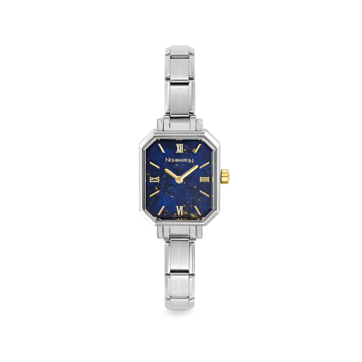 Nomination Silver Blue Dial Composable Watch
