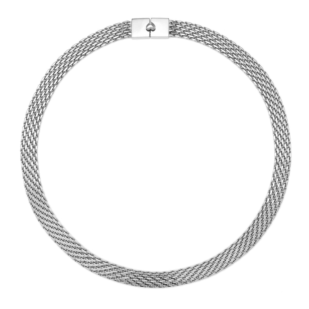 Silver Wear Style Chain Necklace