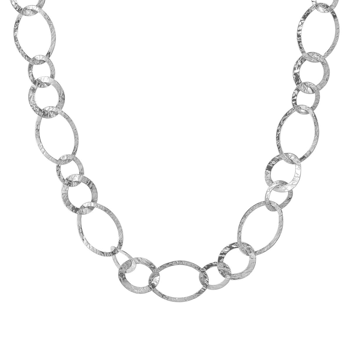 Nomination Silver Wear Style Hammered Necklace