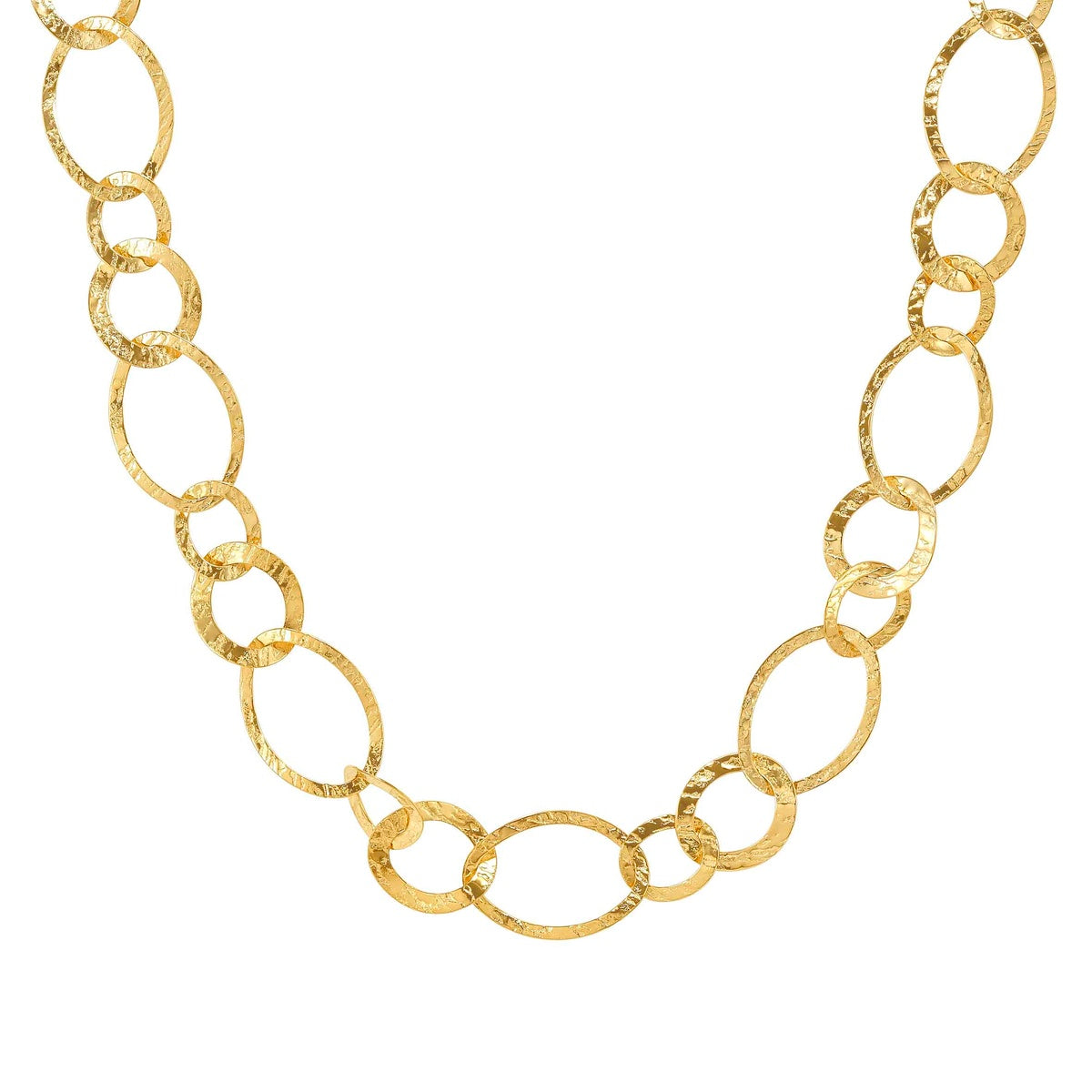 Nomination Gold Wear Style Hammered Necklace