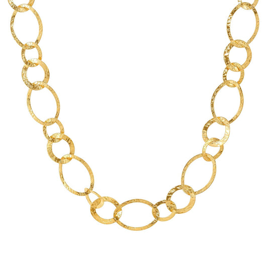 Nomination Gold Wear Style Hammered Necklace