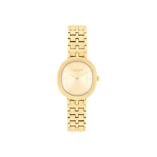 Coach Gold Harlow Rope Bracelet Watch
