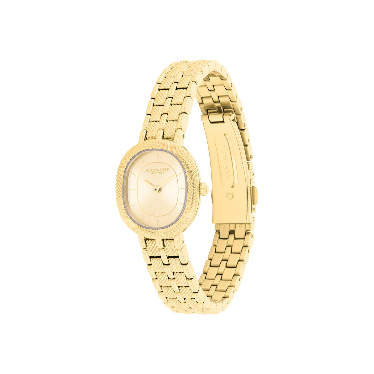 Coach Gold Harlow Rope Bracelet Watch