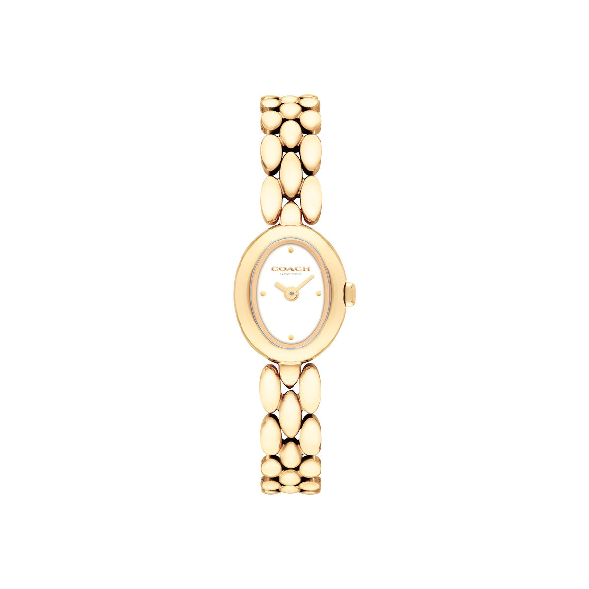 Coach Gold Mini Sammy Oval Dial Watch