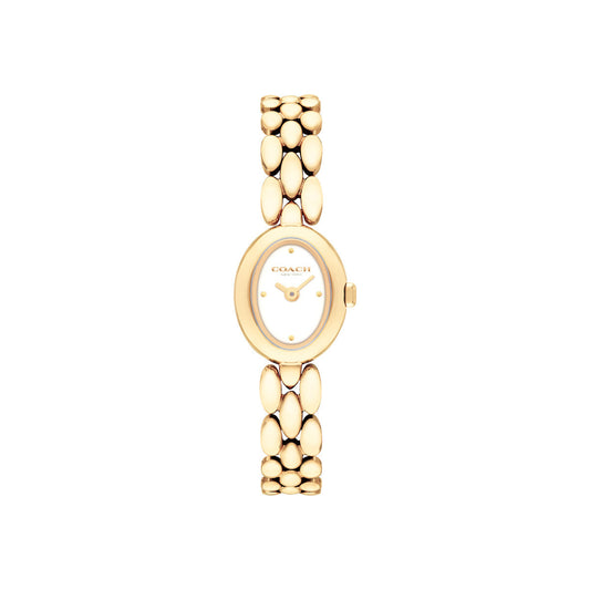 Coach Gold Mini Sammy Oval Dial Watch