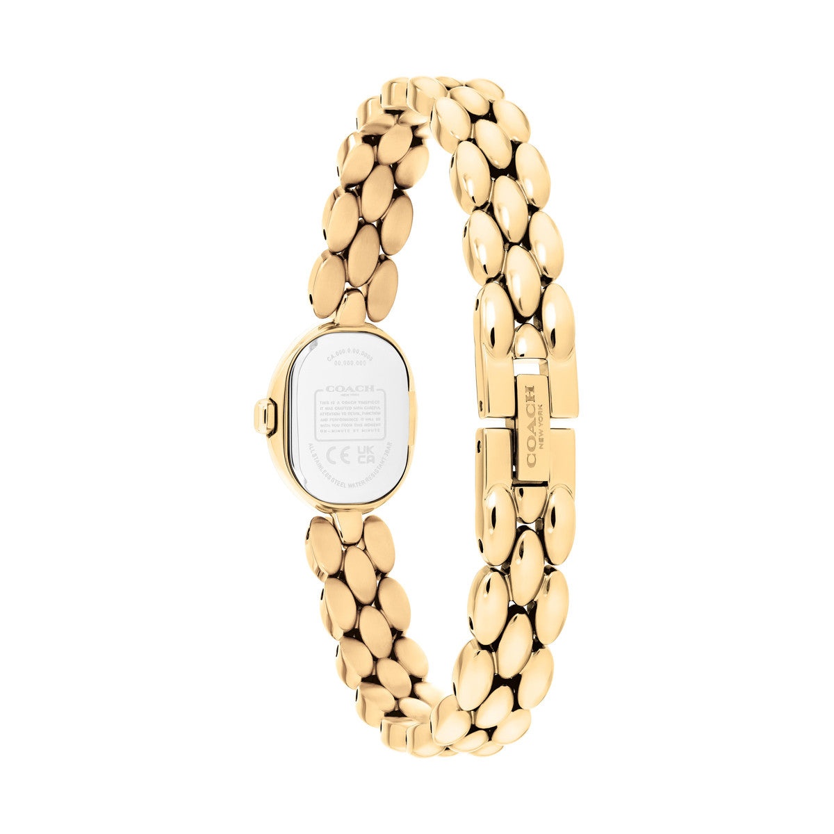Coach Gold Mini Sammy Oval Dial Watch