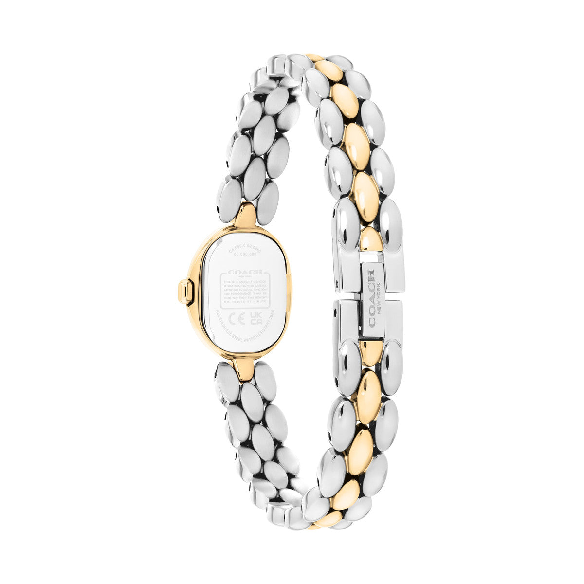 Coach Two Toned Mini Sammy Oval Dial Watch