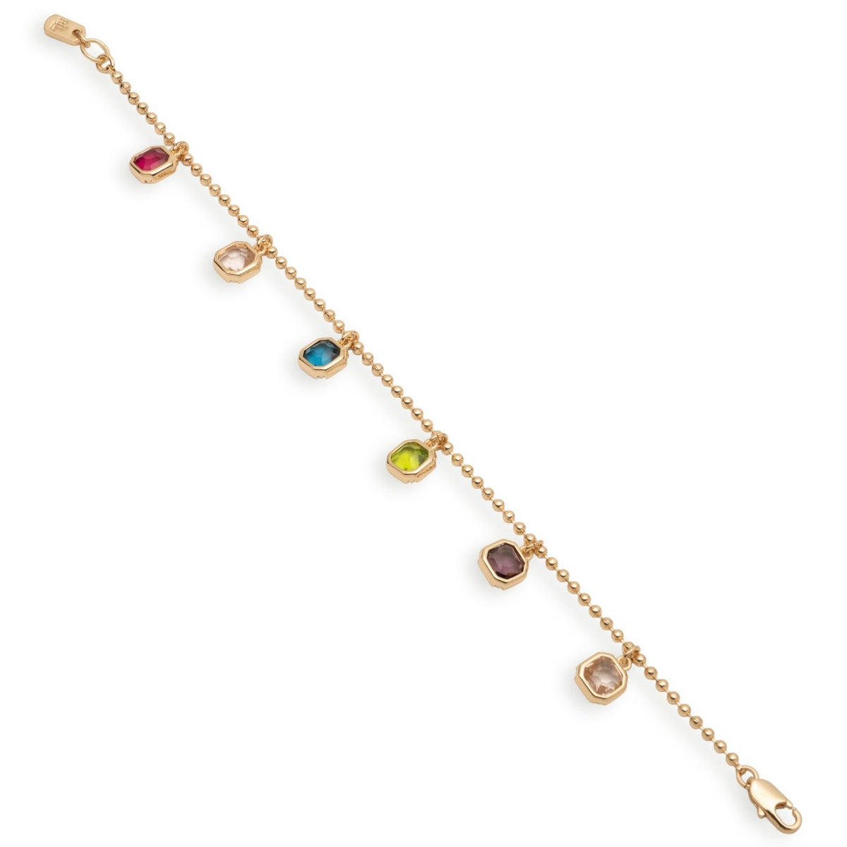 Lauren Ralph Lauren Gold Multi Stone Drop Bracelet