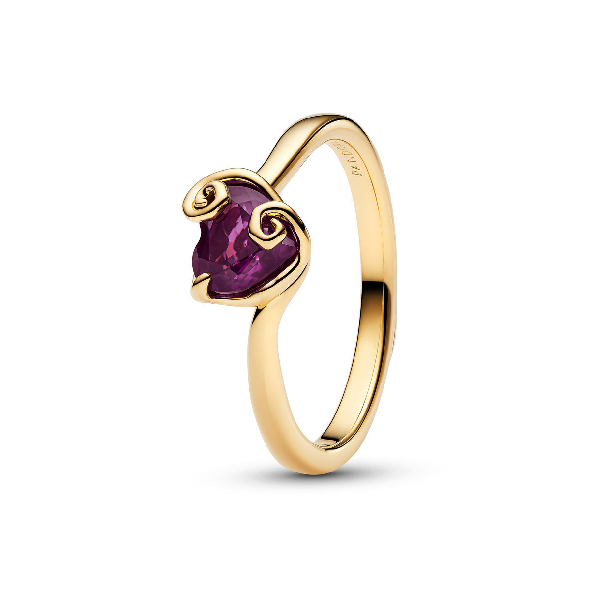 Pandora Gold Disney The Nightmare Before Christmas Sally Purple Heart Ring