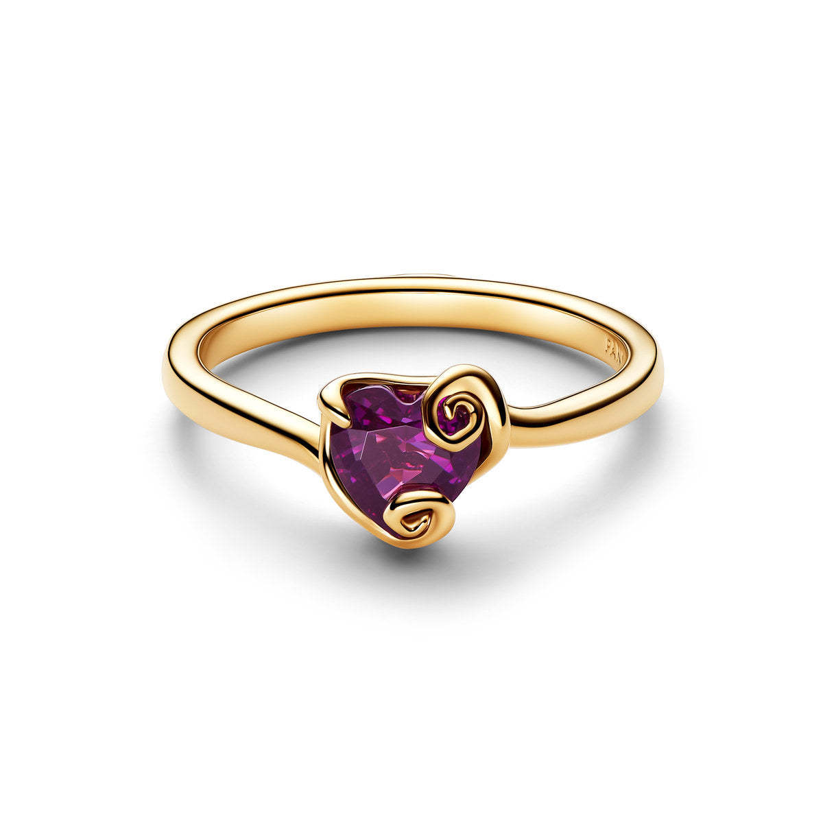 Pandora Gold Disney The Nightmare Before Christmas Sally Purple Heart Ring