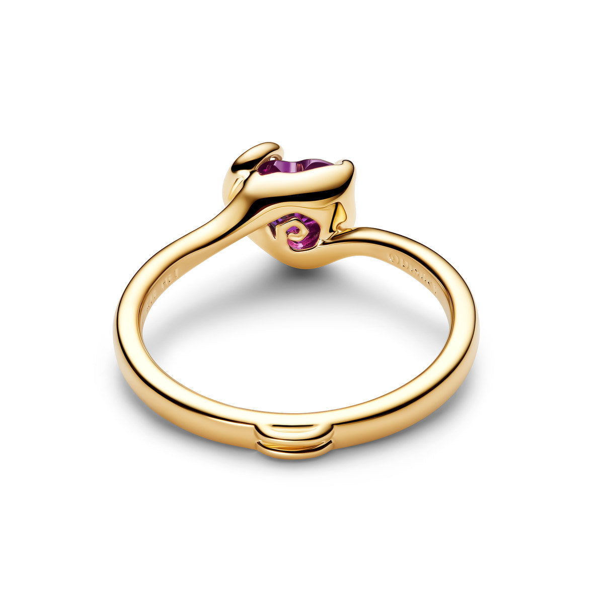 Pandora Gold Disney The Nightmare Before Christmas Sally Purple Heart Ring