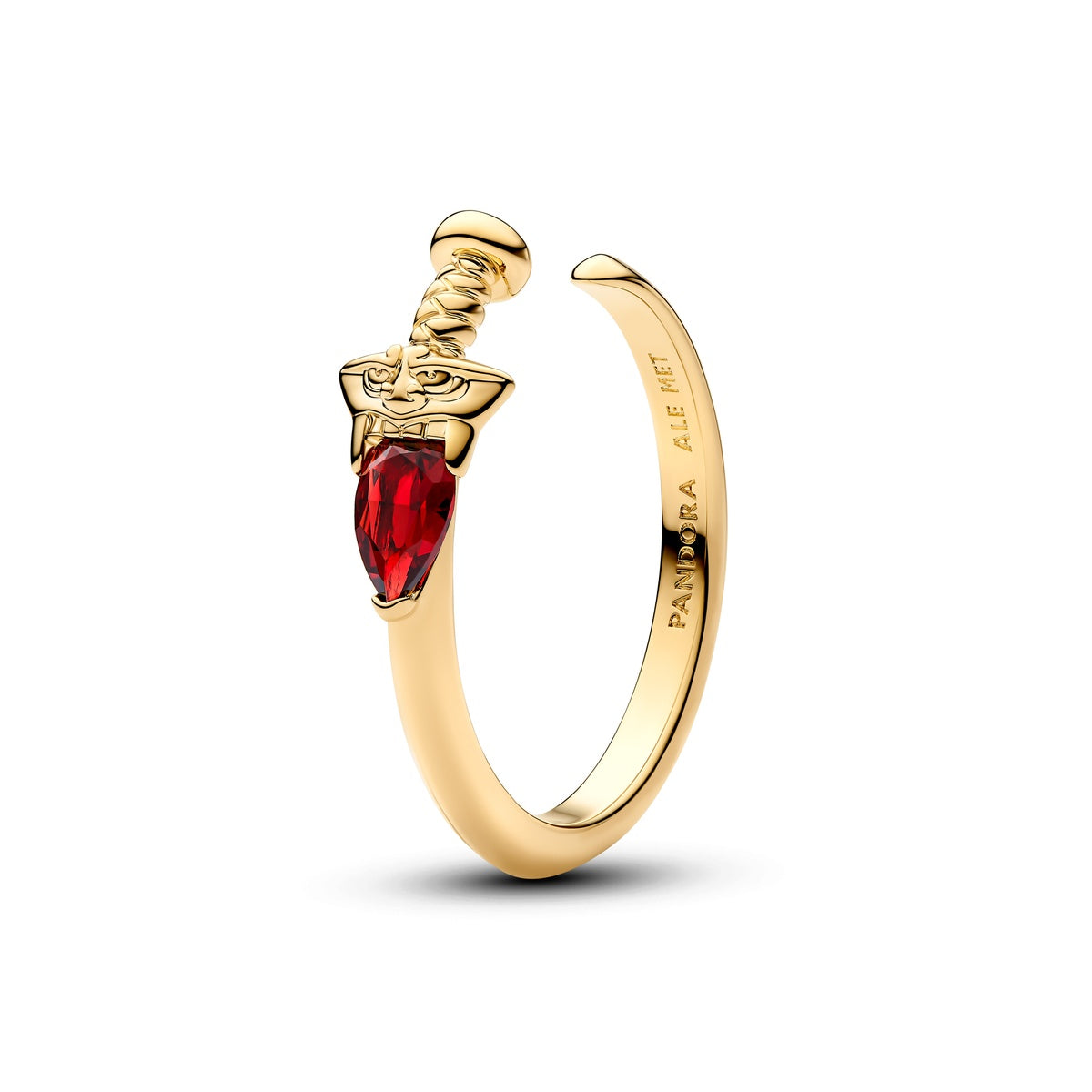 Pandora Gold Disney Mulan Sword Open Ring
