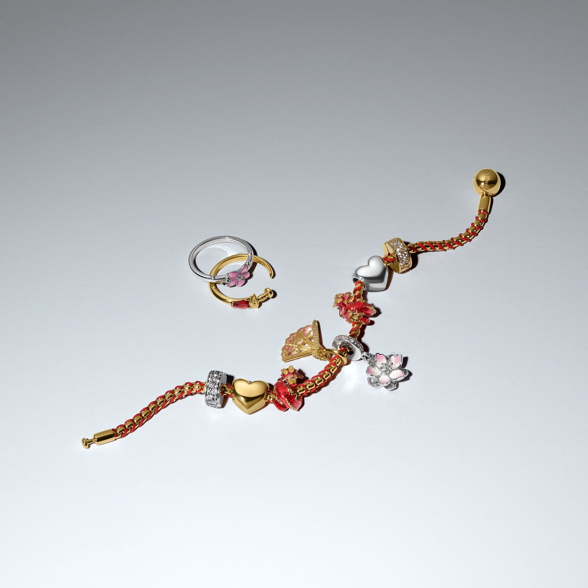 Pandora Gold Disney Mulan Sword Open Ring