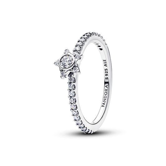 Pandora Silver Sparkling Stella Pavé Ring