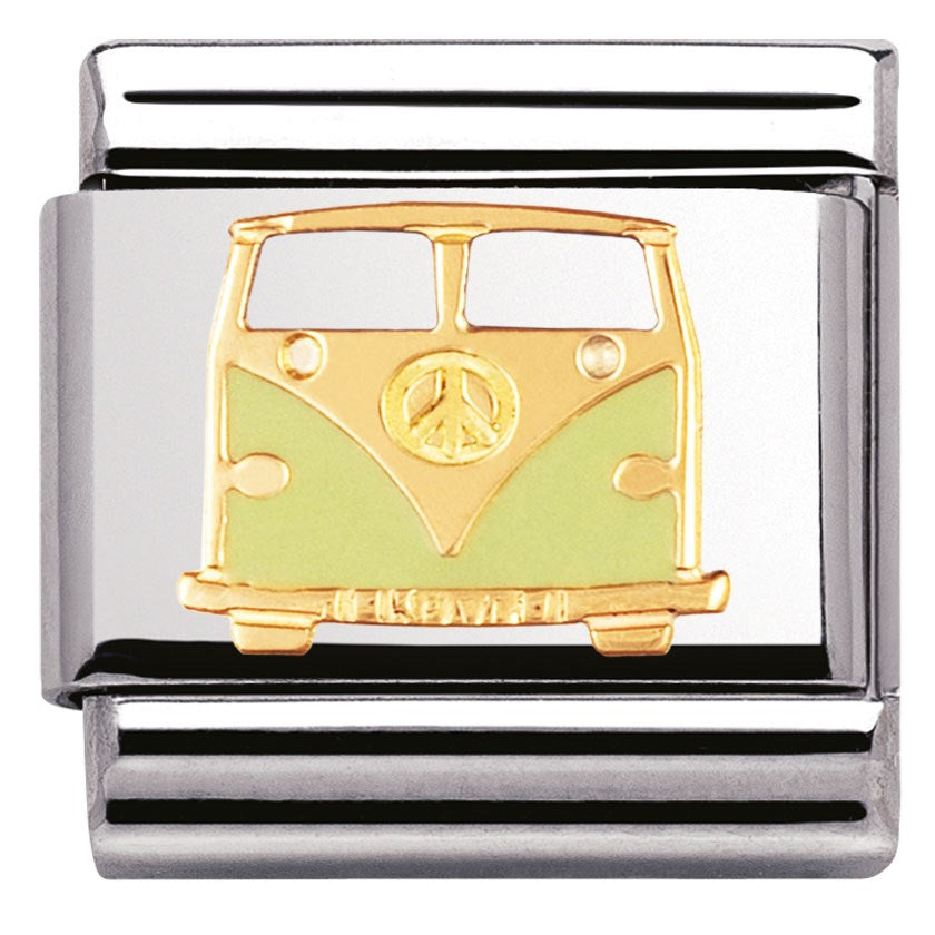 Nomination Enamel Camper Van Charm