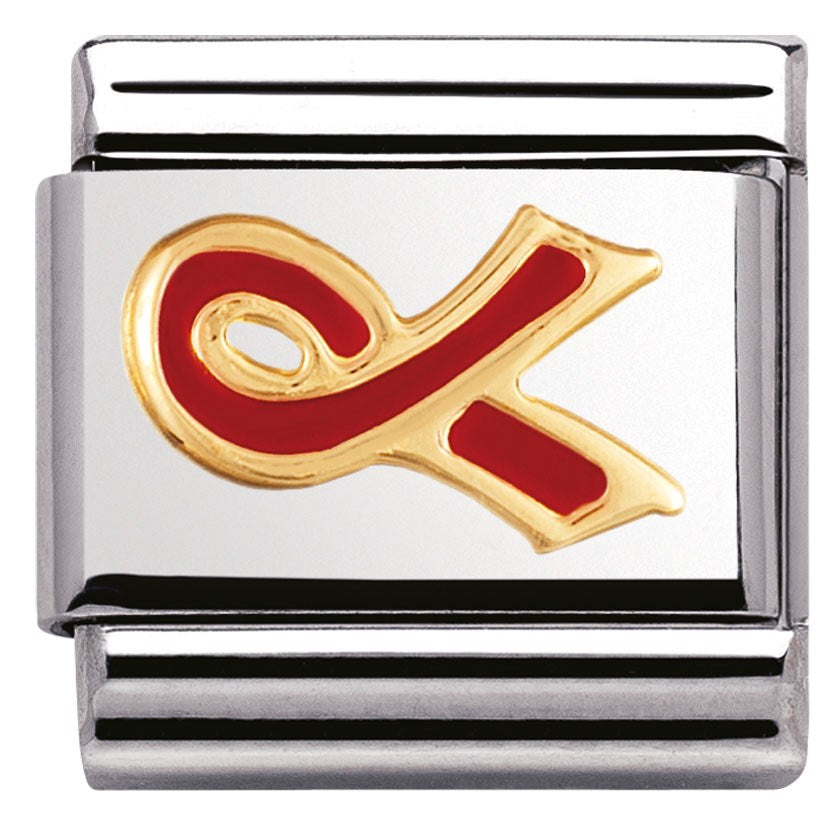 Nomination Charm Red Ribbo