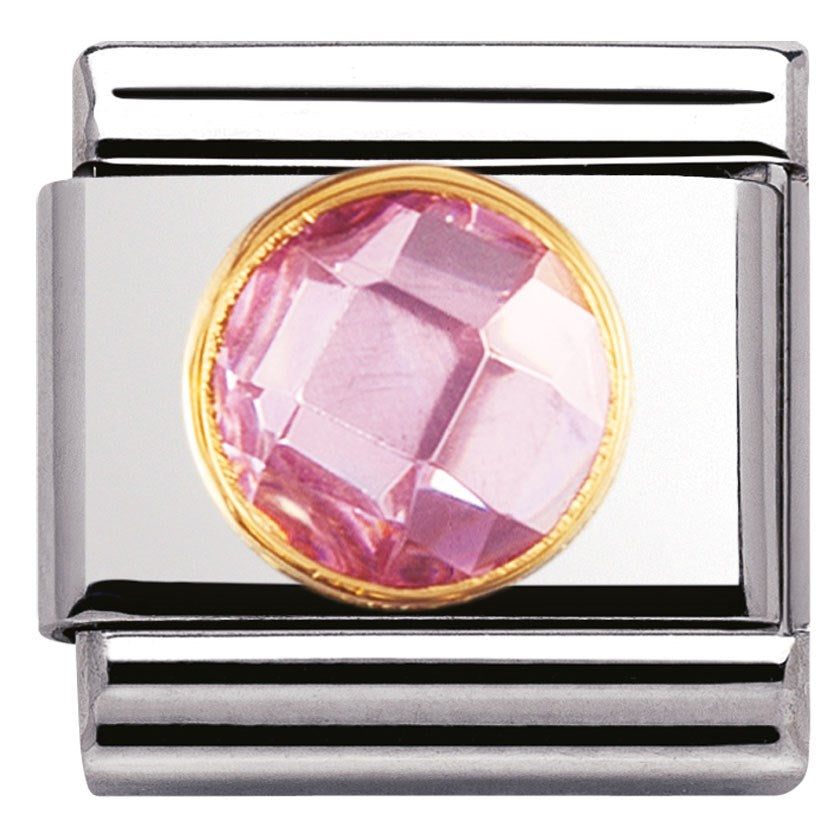 Nomination Pink Cubic Zirconia Charm