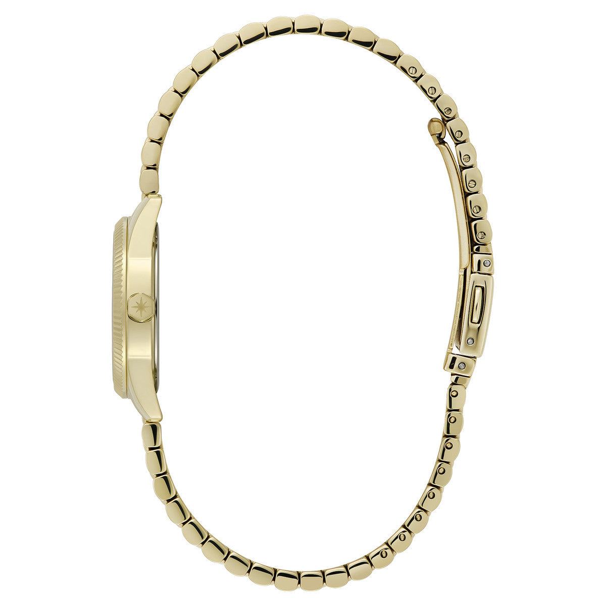 Olivia Burton Gold Highbury Yellow Dial Watch