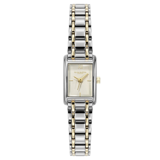 Olivia Burton Two Toned Mini Grove Ivory Dial Watch