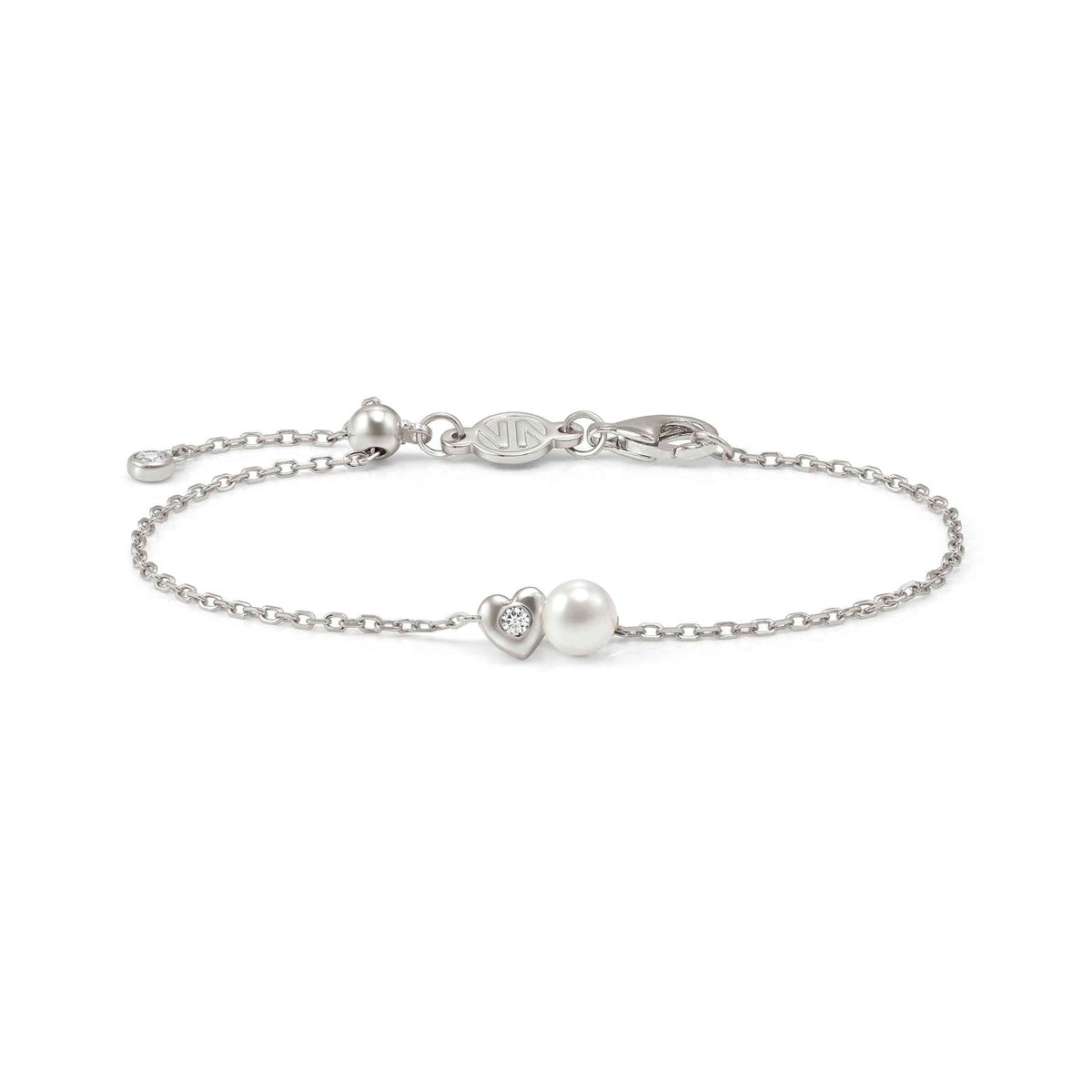 Nomination Silver Precious Moves Heart Charm Bracelet