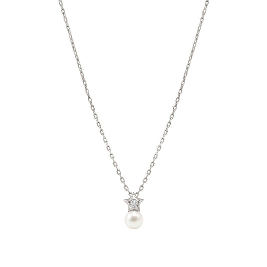 Nomination Silver Pearls Loop Star Necklace