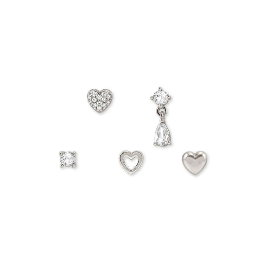 Nomination Silver Precious Moves Mixed Stud Earrings
