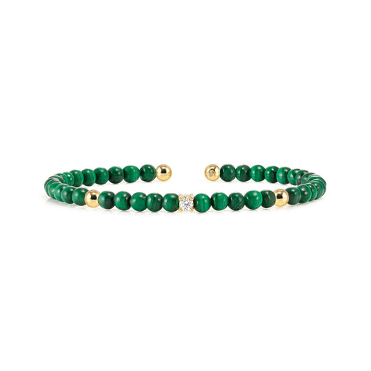 Gold Siren Dream Malachite Bracelet