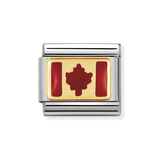 Nomination Canada Flag Charm